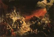 Karl Pavlovic Brullow The Last Day of Pompeii oil painting